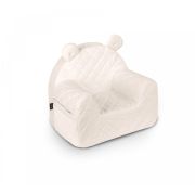 Fotoliu Pentru Copii Cu Spatar, Catifea Velvet Ursulet Teddy Ecri Pjbc6157