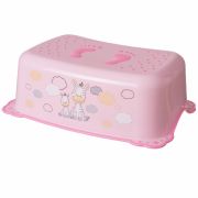 Inaltator Baie, Antiderapant, Zebra Light Pink, Maltex Baby Pjbc8089