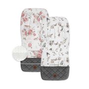 Insert Husa Bumbac Respirabila Carucior Sport Cu 2 Fete, Peony Dreamland Pjbc7973