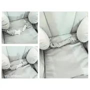 Leagan Pentru Copii Si Bebelusi, Catifea Velvet, Perna Detasabila Ursulet Teddy Bej Pjbc572