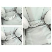 Leagan Pentru Copii Si Bebelusi, Catifea Velvet, Perna Detasabila Ursulet Teddy Nightshadow Blue Pjb3384