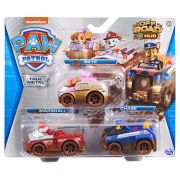 PATRULA CATELUSILOR SET 3 MASINUTE METALICE SCARA 1:55 VIV6060795