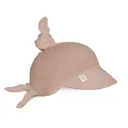 Sepcuta De Soare 6 Luni - 6 Ani Reglabila Din Bumbac Muselina Cu Cozoroc Pentru Protectie, Sepia Rose Pjbc-54788