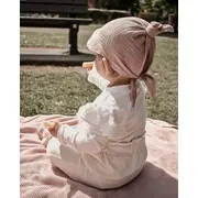 Sepcuta De Soare 6 Luni - 6 Ani Reglabila Din Bumbac Muselina Cu Cozoroc Pentru Protectie, Sepia Rose Pjbc-54788