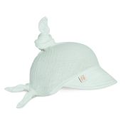 Sepcuta De Soare 6 Luni - 6 Ani Reglabila Din Bumbac Muselina Cu Cozoroc Pentru Protectie, Mint Pjbc-5771
