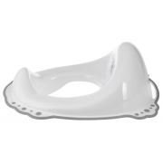 Reductor Toaleta Copii, Antiderapant, Bear Alb, Maltex Baby Pjb6904