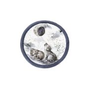 Salteluta Cu Arcada Interactiva Pentru Copii Si Bebelusi, Activitati Cu Jucarii Senzoriale ,   Wolf Moonlight Pjbc8890