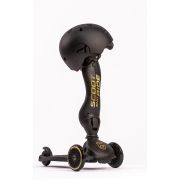 Trotineta Copii Cu Sezut, Suport Jucarie, Transformabila 2in1, Highwaykick 1 Lifestyle Black Gold Limited, 1-5 Ani, Pana La 50 Kg, Scoot  Ride Pjb96530