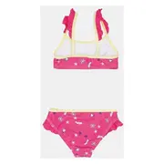 Costum baie fetite 2 piese Dinsey Princess SunCity ET1919 BBJET1919_Roz Inchis_4 ani (104 cm)