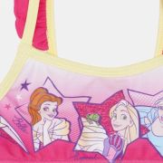 Costum baie fetite 2 piese Dinsey Princess SunCity ET1919 BBJET1919_Roz Inchis_5 ani (110 cm)