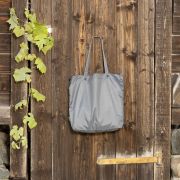 Geanta de cumparaturi cu prindere pe carucior, din plastic reciclat, Growing, Reer 84211