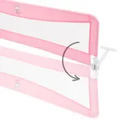 Margine de siguranta pentru pat Juju Safe Sleep, Hunny Bunny JUJJU70B20-HB