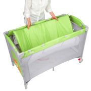 Patut pliant 2 nivele Juju Sleepy Baby, Freddie Fox JUJJU7980-Freddie-Fox