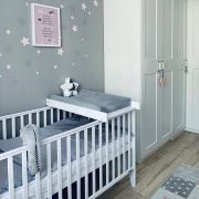Masa De Infasat Din Lemn, Atasabila La Patut Bebe 120x60 Si 140x70 Cm, Alb, 86 X 51 X 7 Cm, Inclus Saltea Din Spuma, Husa Detasabila Bumbac, Woodies, 40 X 70 Cm Pjbctc_alb+311180