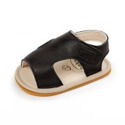 Sandalute negre cu arici pentru baietei MBd9642-2-SA6
