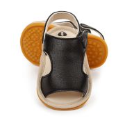 Sandalute negre cu arici pentru baietei MBd9642-2-SA6