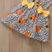 Sarafan cu bluzita pentru fetite - yellow pumpkins (marime disponibila: 6-9 luni (marimea 19 incaltaminte)) mdwl007-1-de2.6-9 luni (marimea 19 incaltaminte)