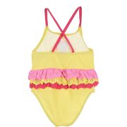 Costum baie cu volanase Minnie Mouse SunCity UE0019 BBJUE0019_Galben_3 ani (96 cm)