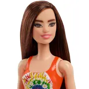 PAPUSA BARBIE SATENA CU COSTUM DE BAIE PORTOCALIU VIVMTDWJ99_HDC49
