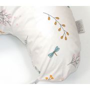 Perna Pentru Gravide Si Alaptare, Husa Detasabila Din Bumbac 100% Si Umplutura Antialergica Babysoft  , Airy Bej, Amy Pjb84217