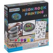 Set pictura pe pietre Neon 19 piese Grafix GR200052 BBJGR200052_Initiala