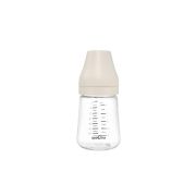 Biberon pa anticolici premium cu tetina s, crem (160 ml)