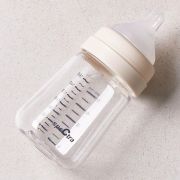 Biberon pa anticolici premium cu tetina s, crem (160 ml)