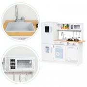 Bucatarie din lemn cu accesorii si led-uri ecotoys plk553 edeediplk553
