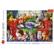 PUZZLE TREFL 1500 PISICUTELE PE CANAPEA VIV26198