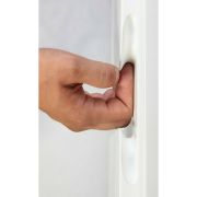 Pachet Patut extensibil YappyGrow din lemn de mesteacan si Comoda de infasat YappyClassic din lemn, Alb BYNYappyGrow+DresserEtude_white