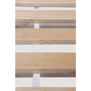Pachet Patut extensibil YappyGrow din lemn de mesteacan si Comoda de infasat YappyClassic din lemn, Alb BYNYappyGrow+DresserEtude_white