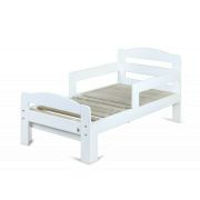 Pachet Patut extensibil YappyGrow din lemn de mesteacan si Comoda de infasat YappyClassic din lemn, Alb BYNYappyGrow+DresserEtude_white