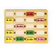 Piese tip domino cu calcule matematice si tabla ecotoys mb386 edeedimb386