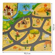 Salteluta educationala pentru joaca, 9 elemente ecoeva009 - safari edeediecoeva009