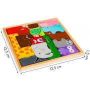 Set cu 14 figurine in forma de animale din lemn ecotoys 3002 edeedi3002