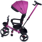 Tricicleta pliabila pentru copii Impera mov, scaun rotativ, copertina de soare, maner pentru parinti Kidscare SUPKCT_IMPERA_mov