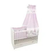 Lenjerie MyKids Teddy Toys Roz M1 5+1 Piese 120x60 cm 00009427