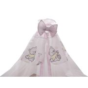 Lenjerie MyKids Teddy Toys Roz M1 7 Piese 120x60 cm 00070359