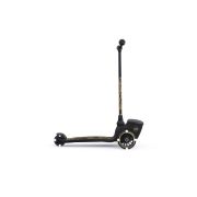 Pachet: Trotineta Copii Pliabila Cu Roti Luminoase, Suport Jucarie, Highwaykick 2 Black Gold Limited, 2 Ani +, Pana La 50 Kg, Scoot  Ride Si Casca S-m, 51-55 Cm, 3 Ani+ Pjb96529+96442