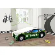 Pat Tineret MyKids Race Car 07 Army-160x80 00070448