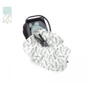 Paturica Universala Pentru Scoica Auto Bumbac   Catifea ,   Eucalipt Mint Pjb483946