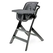 Scaun de masa 4moms Black-Grey+Set Farfurii si tacamuri 00070535