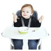 Scaun de masa 4moms Black-Grey+Set Farfurii si tacamuri 00070535