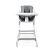 Scaun de masa 4moms White-Grey+Set Farfurii si tacamuri 00070536