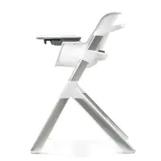 Scaun de masa 4moms White-Grey+Set Farfurii si tacamuri 00070536