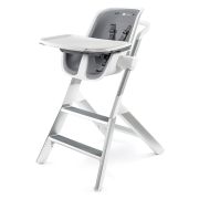Scaun de masa 4moms White-Grey+Set Farfurii si tacamuri 00070536