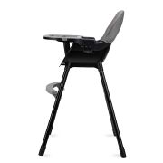 Scaun de masa copii Momi Flovi, Piele ecologica, Black KRTKRKA00018