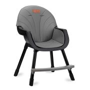 Scaun de masa copii Momi Flovi, Piele ecologica, Black KRTKRKA00018