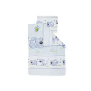 Lenjerie MyKids Catelus Albastru 5 Piese 120x60 cm 00007201