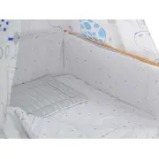 Lenjerie MyKids My Zoo Albastru 5 Piese 120x60 cm 00006629